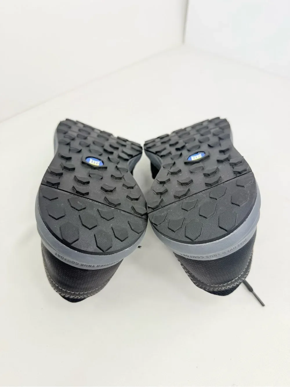 Nunn Bush EXCURSION Charcoal Lite Moc Toe Suede Textile Lace Up Walking Shoe
